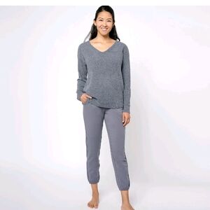 Barefoot Dreams Luxe Lounge 2-Piece Set Petite L NWT Cozy Top & Joggers